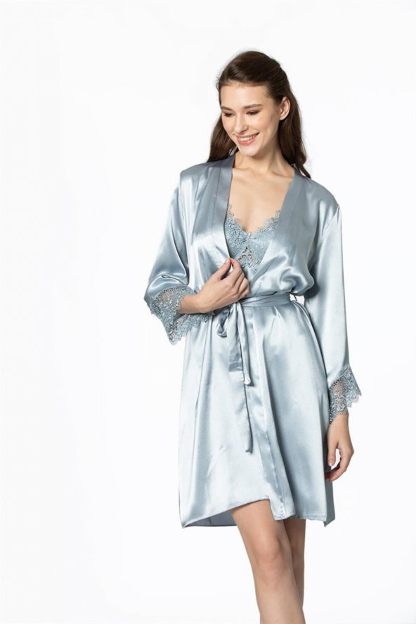 pierre cardin 6 Parça Kısa Saten Gelin Çeyiz - Resim 2