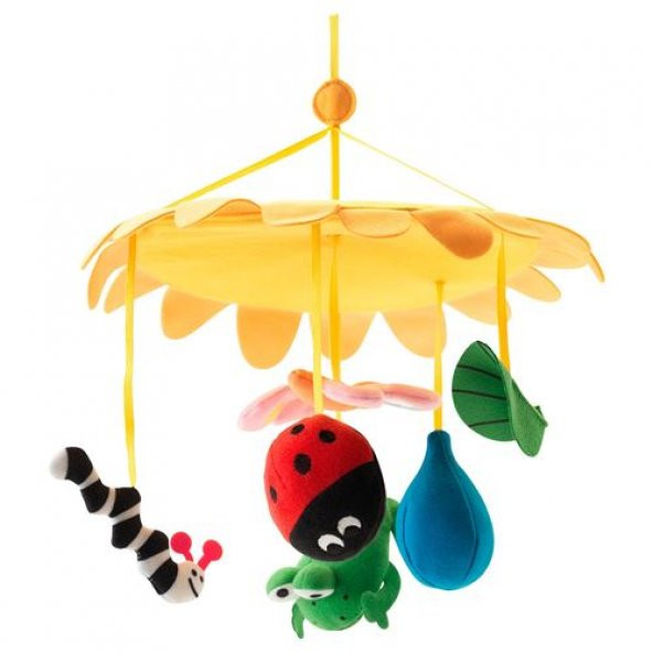 Dönence 18 Cm Bebek Oyuncak Çok Renkli Dönence MeridyenDukkan Sarı  Renk 18Cm Dönence Sarı - 2