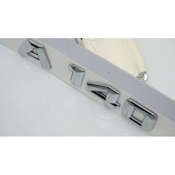 A 140 Bagaj Krom Metal 3M 3D Yazı Logo - 4