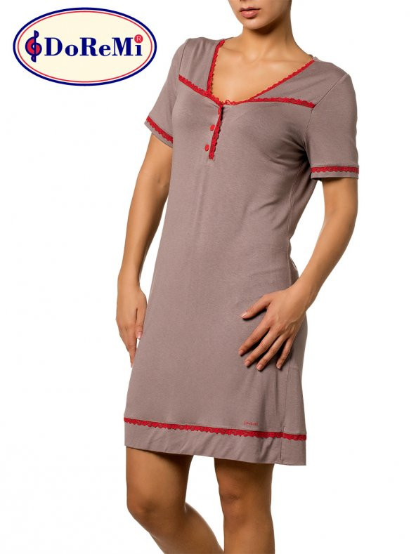 Kısa Kollu Gecelik - Resim 3