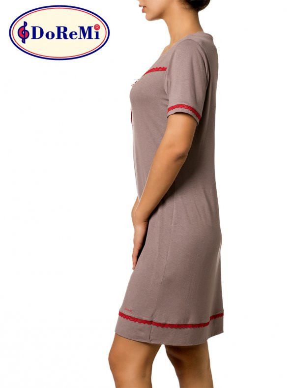 Kısa Kollu Gecelik - Resim 4