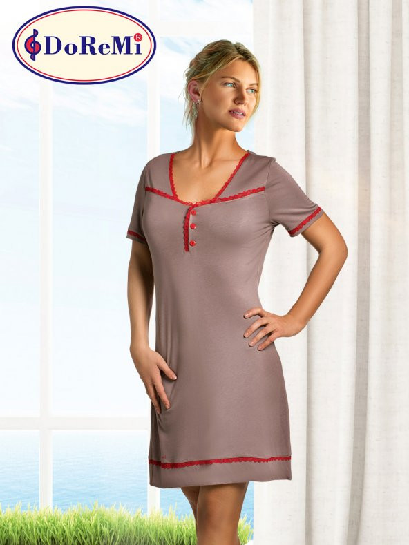 Kısa Kollu Gecelik - Resim 5