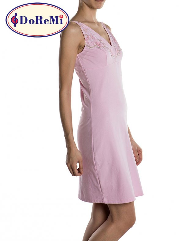 Lace Pink Gecelik - Resim 4
