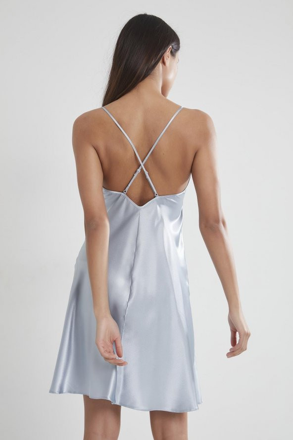 pierre cardin Saten Dantelli Gecelik - Resim 4