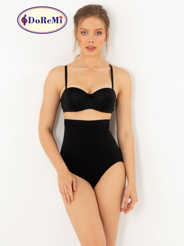 Yüksek Bel Toparlayıcı Dikişsiz Seamless Külot - Resim 3