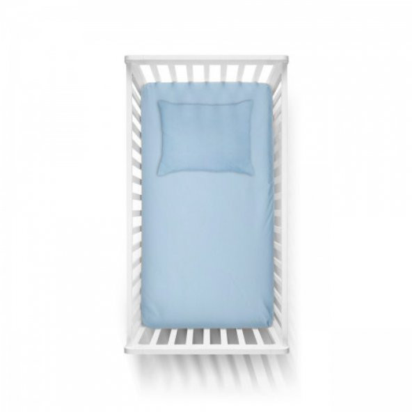 S-Mall Bebek Çarşafı 115x180 ve Yastık Kılıfı 35x45 Pamuk