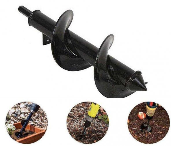 Bahçe Bitki Ekim Dikim Universal Toprak Burgu Aparatı - 3