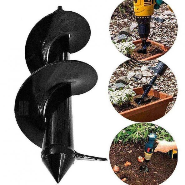 Bahçe Bitki Ekim Dikim Universal Toprak Burgu Aparatı - 4
