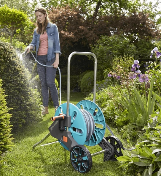 Gardena 18512 AquaRoll Hortum Toplama Arabası Seti - 2