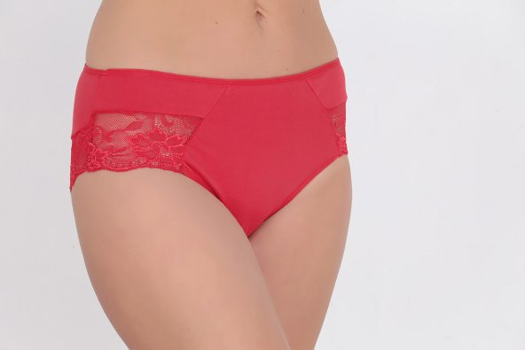 Önü ve Arkası Dantel Detaylı Günlük Kadın Külot Fuşya ürün görseli