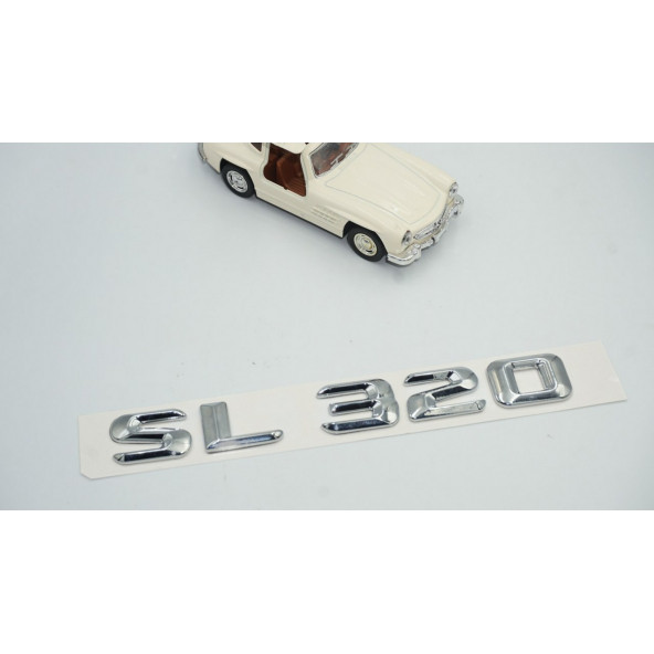 SL 320 Bagaj Krom Metal 3M 3D Yazı Logo - 2