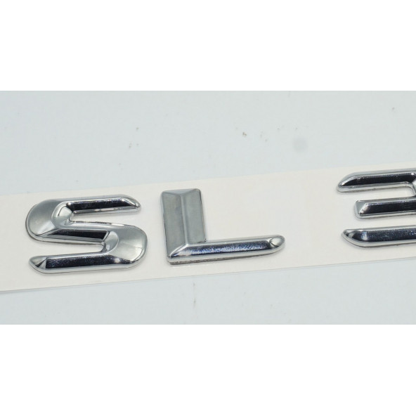 SL 320 Bagaj Krom Metal 3M 3D Yazı Logo - 4