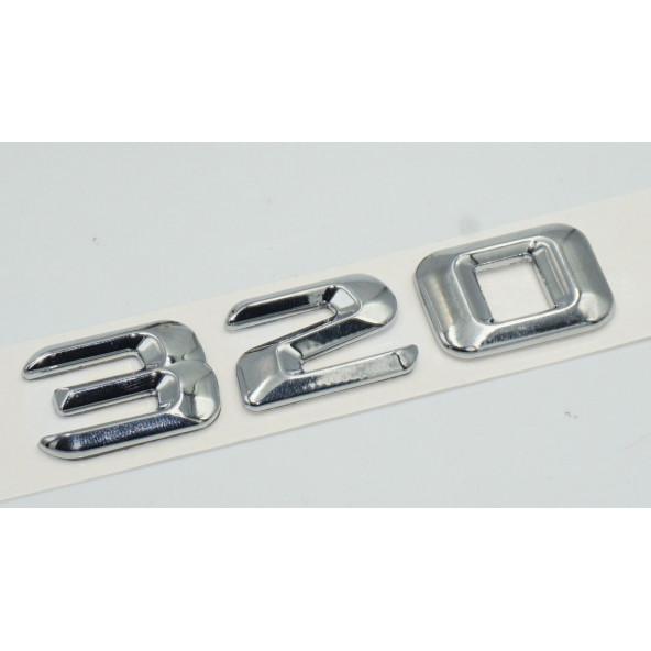 SL 320 Bagaj Krom Metal 3M 3D Yazı Logo - 5