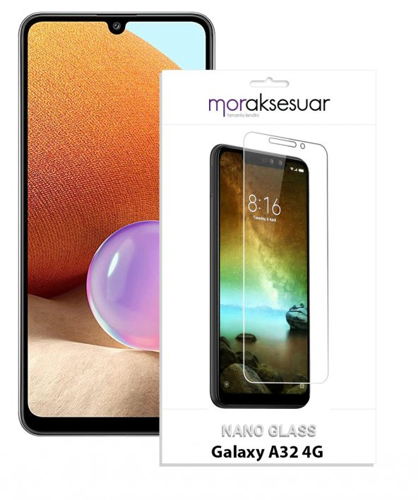 Samsung Galaxy A32 4G Nano Kırılmaz Cam Ekran Koruyucu Esnek