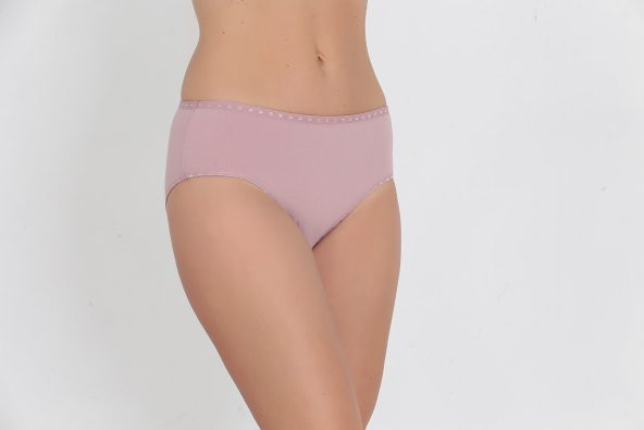 Yumuşak Dokulu Günlük Kadın Külot Gül Kurusu ürün görseli