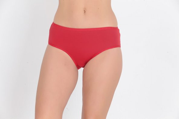 Yumuşak Dokulu Günlük Kadın Külot Kırmızı ürün görseli