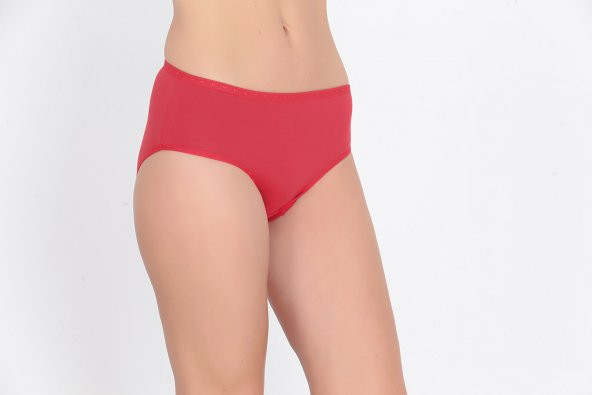 Yumuşak Dokulu Günlük Kadın Külot Kırmızı ürün görseli