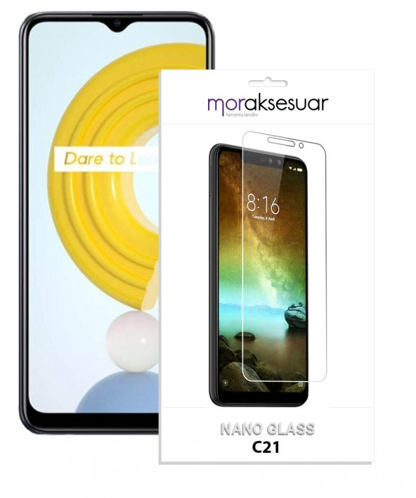 Realme C21 Nano Kırılmaz Cam Ekran Koruyucu Esnek