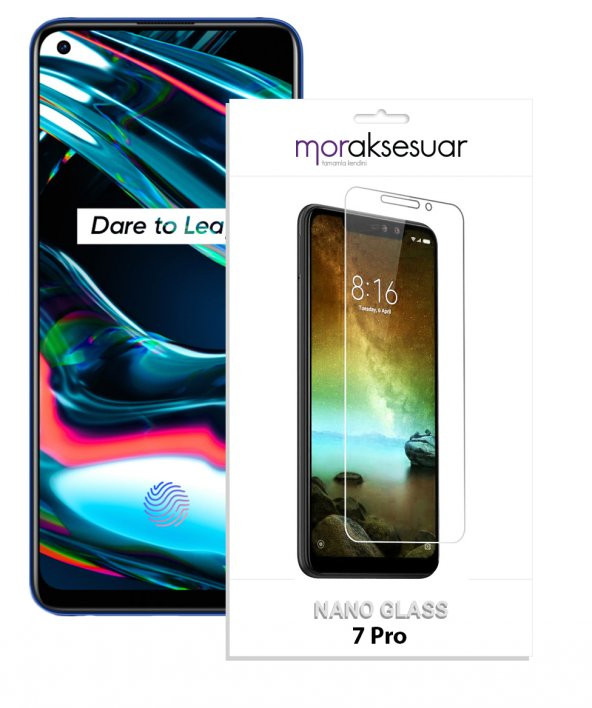 Realme 7 Pro Nano Kırılmaz Cam Ekran Koruyucu Esnek