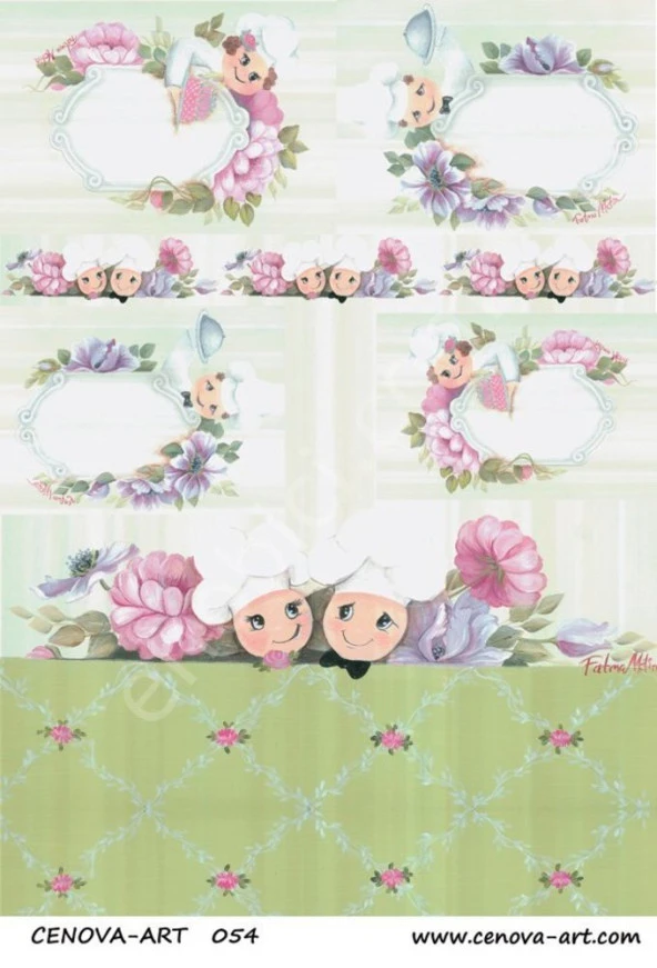 Cenova Art Dekupaj Kağıdı 054 ürün görseli