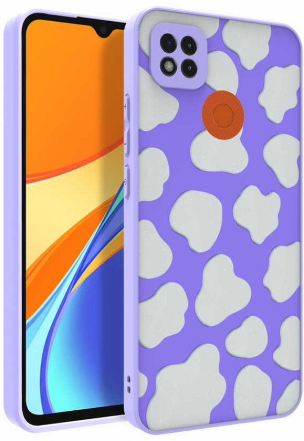 Xiaomi Redmi 9C Kılıf Desenli Kamera Korumalı Parlak Nora Kapak