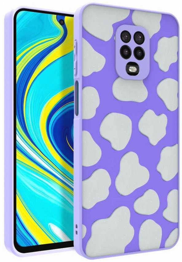 Xiaomi Redmi Note 9S Kılıf Desenli Kamera Korumalı Parlak Nora Kapak