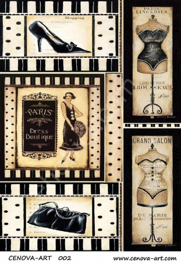 Cenova Art Dekupaj Kağıdı 002 ürün görseli