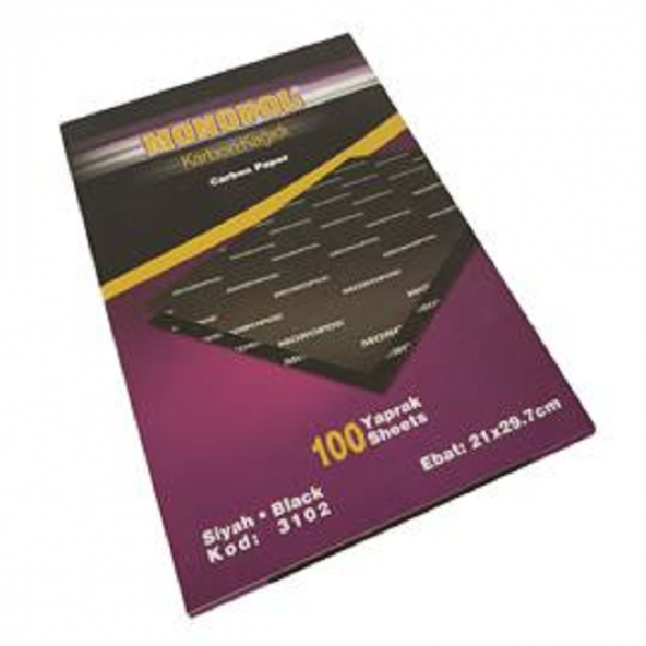 Monopol Karbon Kağıdı 100 LÜ A4 Siyah 3102-100-LI-PKT
