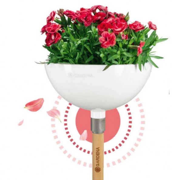 Gardena 11320 ClickUp SkyBowl Dikim Kasesi + Ahşap Sap - 3