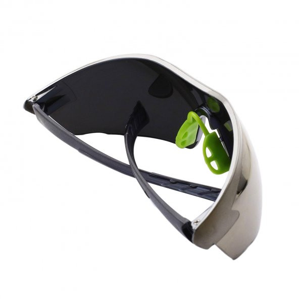 İş Güvenlik Gözlüğü UV Koruyucu Antifog Buğulanmaz Gözlük Gümüş - 6