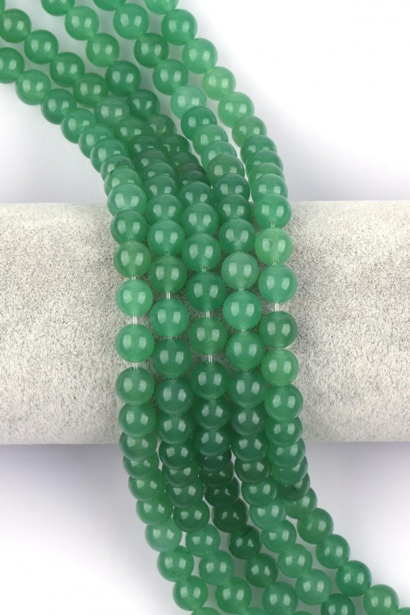 Aventurin Doğal Taş Dizi 8 mm Küre Kesim ürün görseli