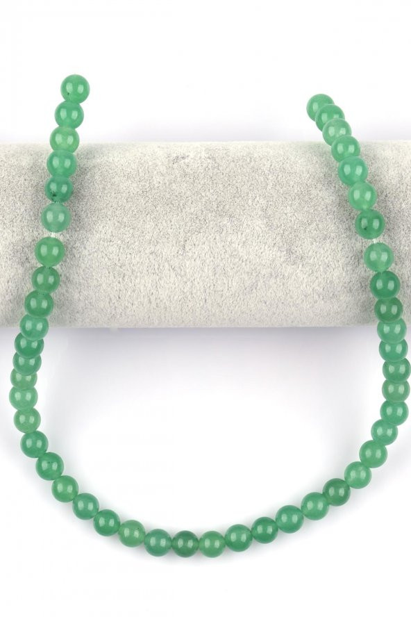 Aventurin Doğal Taş Dizi 8 mm Küre Kesim - Resim 2