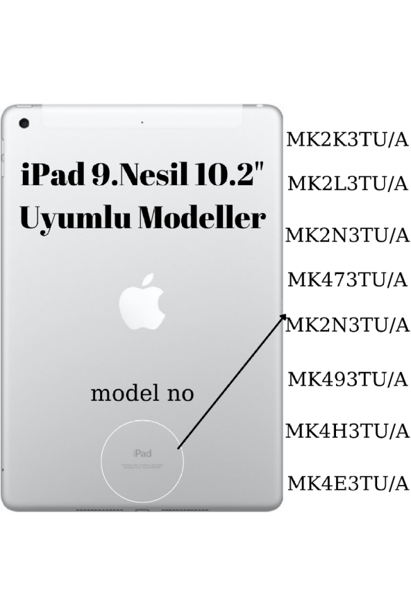 Apple iPad 9.nesil 10.2 inç Kılıf Çocuklar İçin Kollu Tutmalı Ayakta Durabilen Silikon Tablet Kılıfı - 3