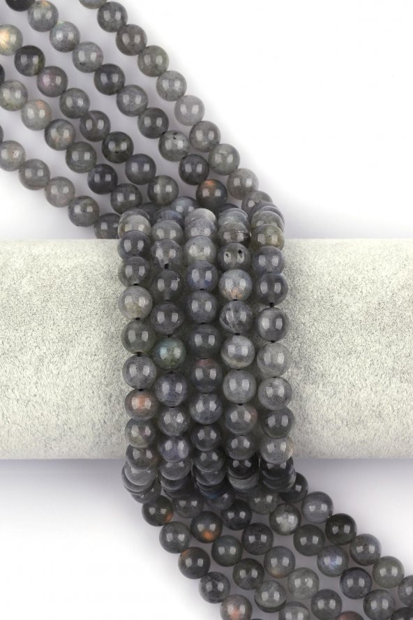 Labradorit ( AA Kalite ) Doğal Taş Dizi 8 mm Küre Kesim ürün görseli