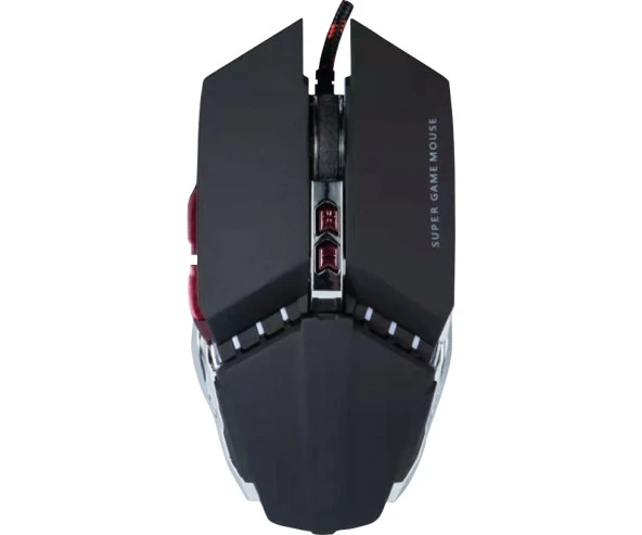 Concord C-23 Kablolu Metal Kasa 7200 DPI RGB Işıklı Oyuncu Mouse