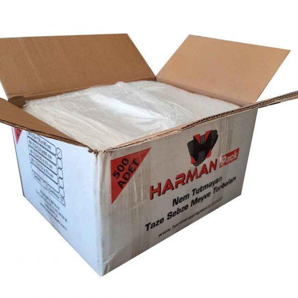 50x70 KASA TORBASI, 500 ADET HARMAN SERA PLASTİK KÖRÜKLÜ KOLİ TORBASI, SALATALIK PATLICAN MEYVE SEBZE KORUMA TORBASI, KASA POŞETİ, EKMEK KASASI POŞETİ - 7