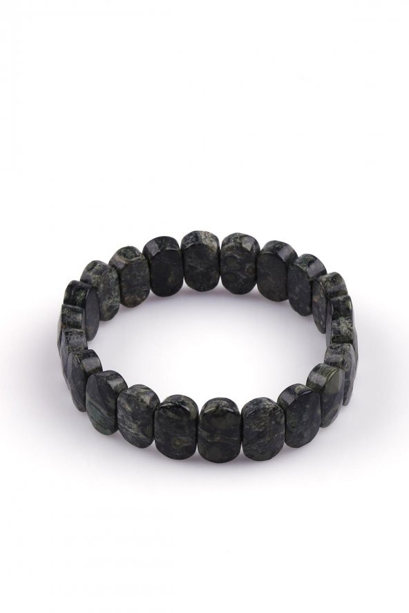 Kanbaba Jasper Doğal Taş Bileklik 9 x 14 mm Özel Kesim - 2