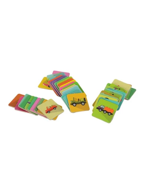 Playwood Ahşap Hafıza Kartları Taşıtlar ONY08 - 3