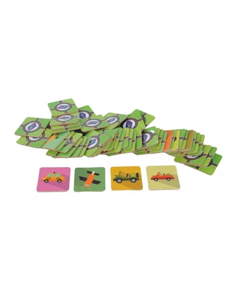 Playwood Ahşap Hafıza Kartları Taşıtlar ONY08 - 2