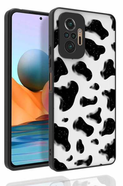 Xiaomi Redmi Note 10 Pro Kılıf Desenli Kamera Korumalı Nora Silikon Kapak - 4