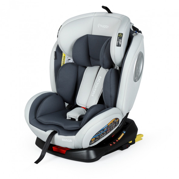 Huggy Armor Rotate360° Dönebilen 0-36 İsofix Oto Koltuğu - 2