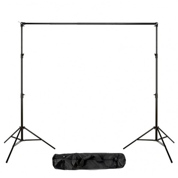 Ayex Teleskopik Bar'lı Taşınabilir Fon Askı Sistemi 280cm x 300cm - 2