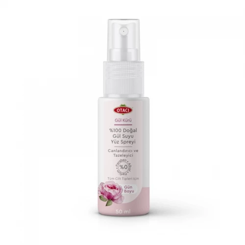 Otacı Doğal Gül Suyu Yüz Spreyi 50 ml