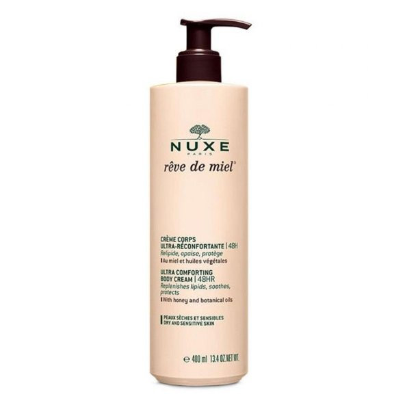 Nuxe Reve De Miel Ultra Comforting Body Cream Bal Rüyası 400 ml Nemlendirici Vücut Kremi