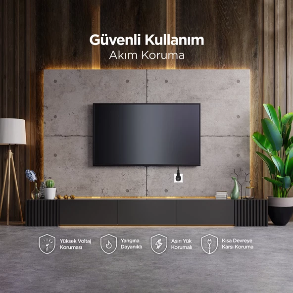 mojue SP01 16A Akım Korumalı WiFi Akıllı Priz - 7