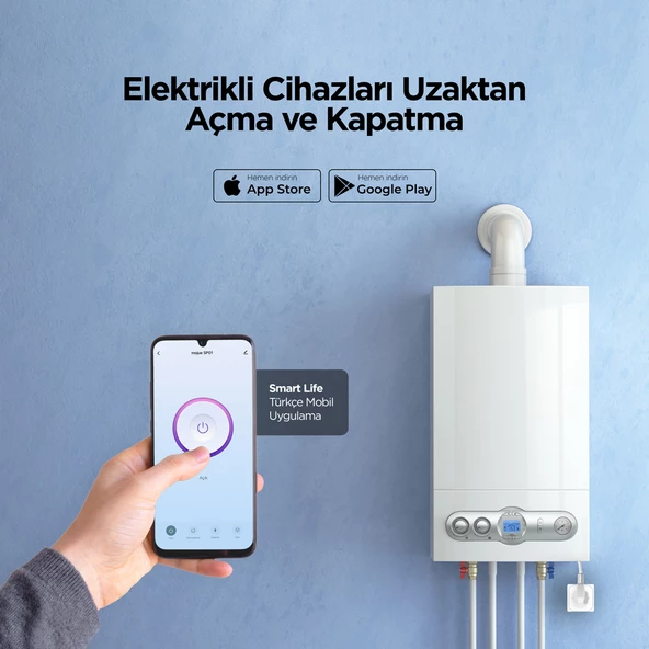 mojue SP01 16A Akım Korumalı WiFi Akıllı Priz - 3