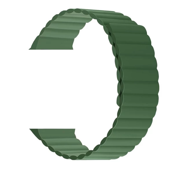 Gpack Apple Watch SE 44 mm Kordon Solo Loop Mıknatıslı Ayarlanır KRD 52 - 4