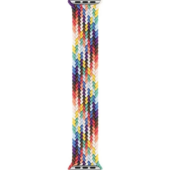 Gpack Apple Watch Series 8 41mm Kordon Naylon Solo Loop 135mm Small Krd 61 - Resim 5