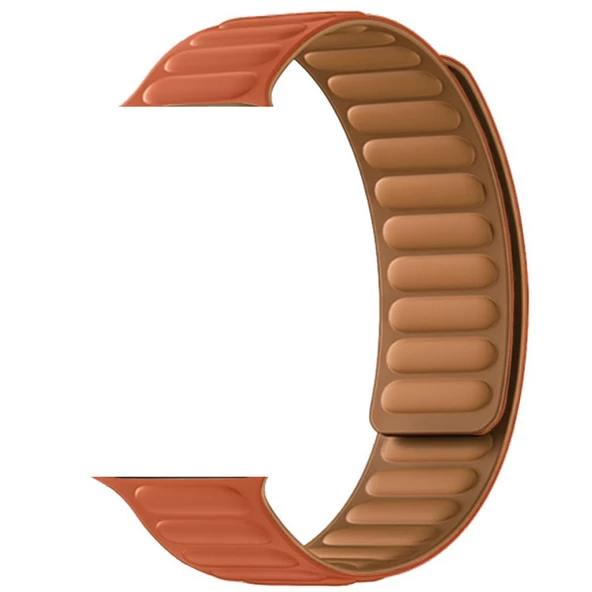 Gpack Apple Watch SE 2 2022 44mm Kordon Deri Mıknatıslı Gizli Mıknatıslı KRD 34 - 10