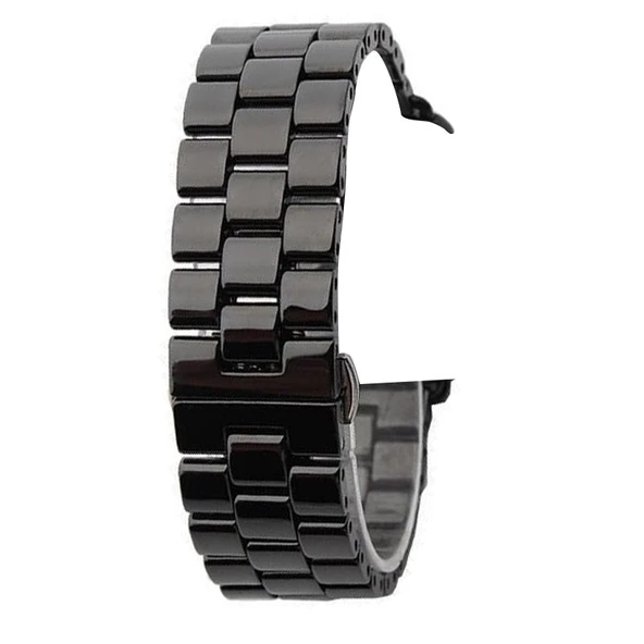 Gpack Apple Watch SE 2 2022 40mm Kordon Parlak Seramik Kaplama Metal ZR